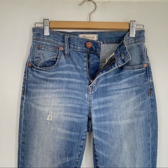 Madewell 9" High-Riser Skinny Jeans in Sadie Wash style E9705  size 26 - Picture 5 of 10